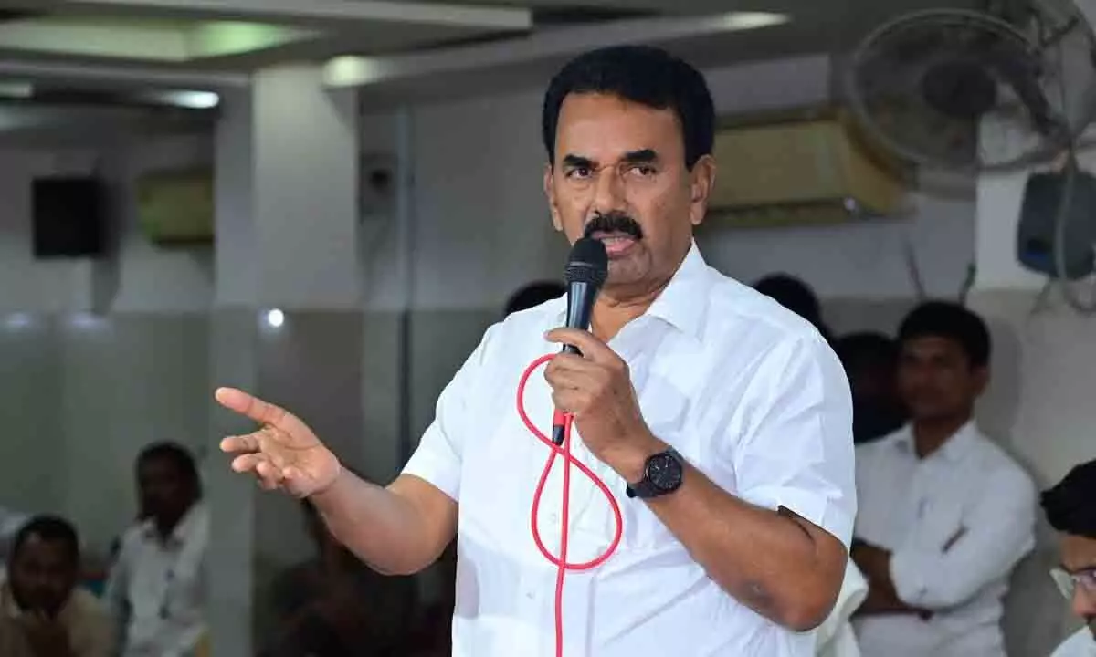 Minister Jupalli Krishna Rao participates in Zilla Parishad Sarva Sabha farewell meeting