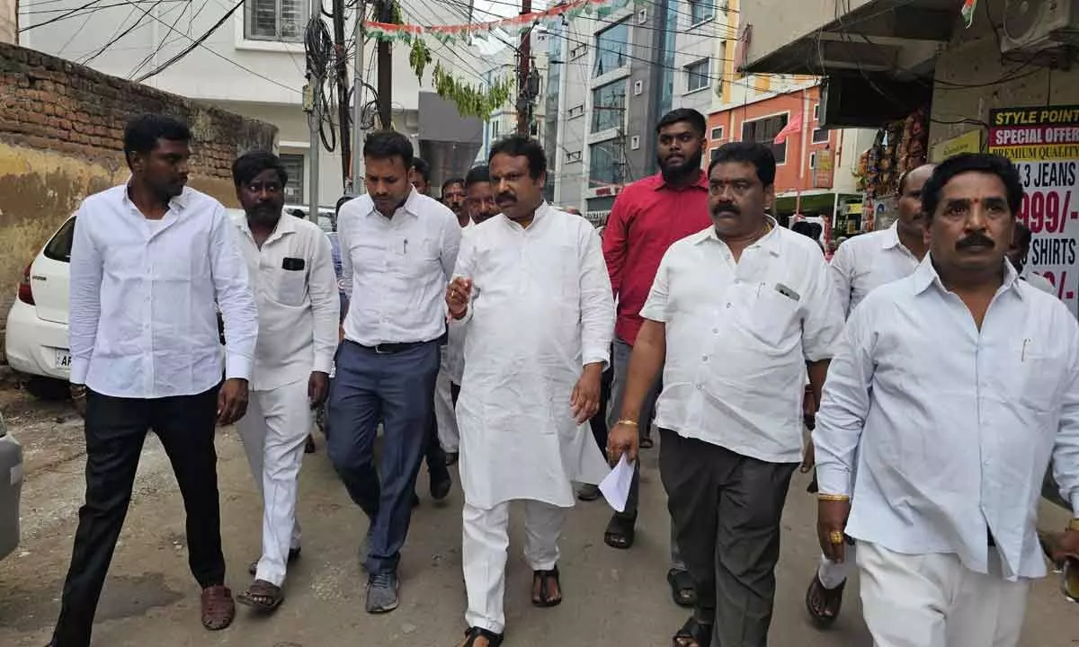 MLA Ganesh Begins Construction of CC Roads in 150 Division of Secunderabad Cantonment