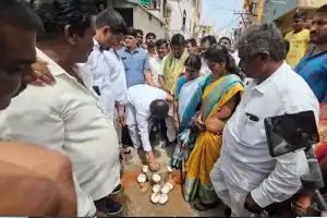 MLA of Secunderabad Cantonment initiates Underground Drainage Works in Indramma Nagar