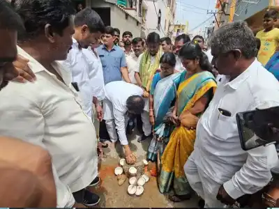 MLA of Secunderabad Cantonment initiates Underground Drainage Works in Indramma Nagar