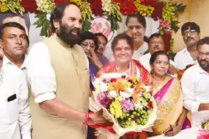 Nerella Sharada assumes role as chairperson of Women’s Commission