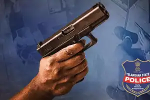 Police in Telangana open fire and arrest gang of thieves in Pedda Amberpet