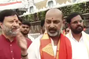 Previous governments accused of misusing TTD assets, claims Bandi Sanjay
