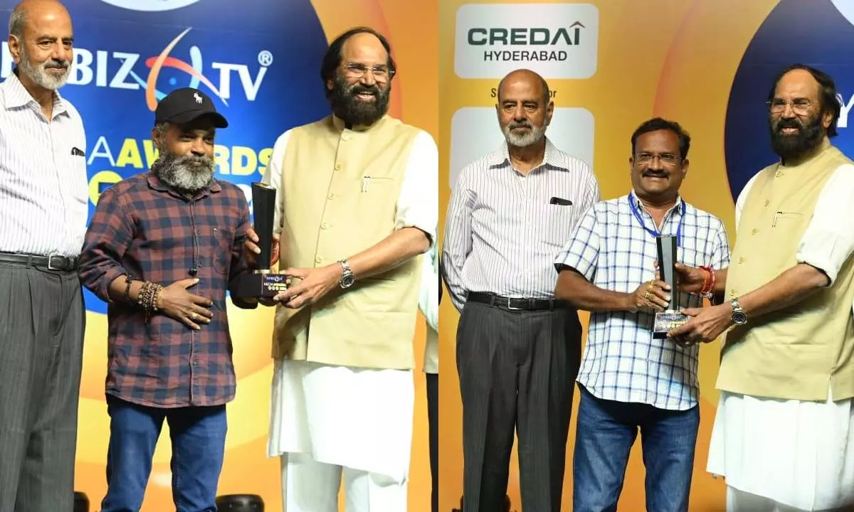 PV Satyanarayana and Srinivas Setty Recognized at HYBIZ TV Media Awards 2024