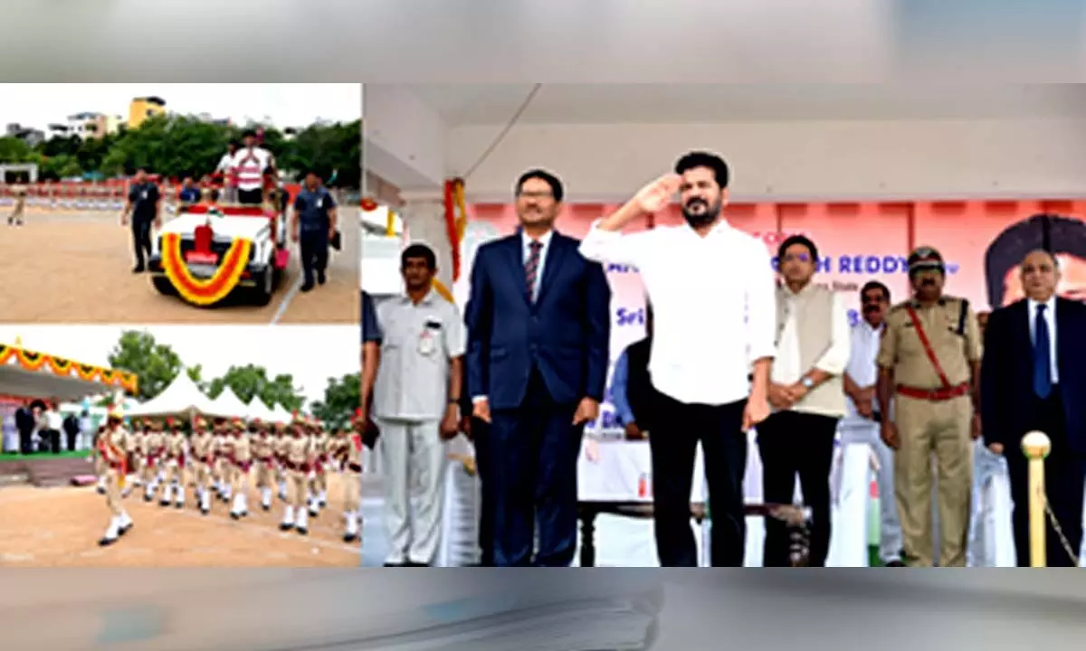 Revanth Reddy Attends Firemen Candidates’ Passing Out Parade, Promises More Employment Opportunities