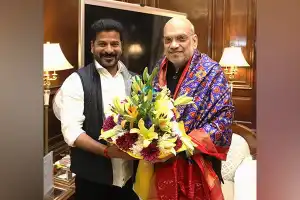 Revanth Reddy meets with Union Home Minister Amit Shah, discusses state concerns