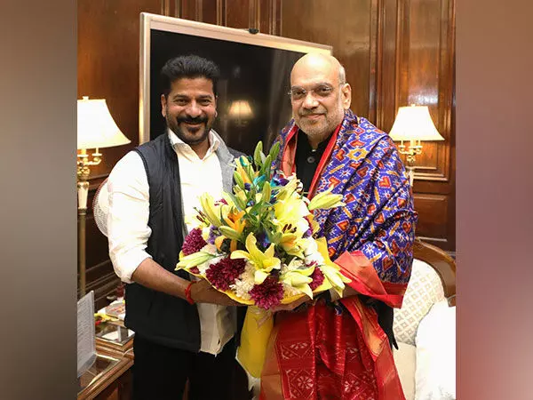 Revanth Reddy meets with Union Home Minister Amit Shah, discusses state concerns