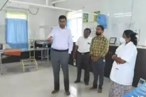 Santhosh, DC of BM, instructs doctors to provide timely services