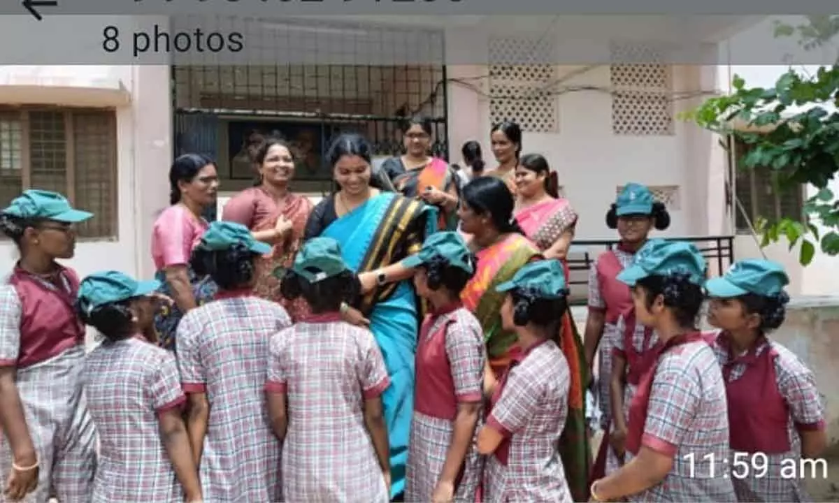 Saritha, ZP Chairperson, unexpectedly visits Gonpadu KGBV