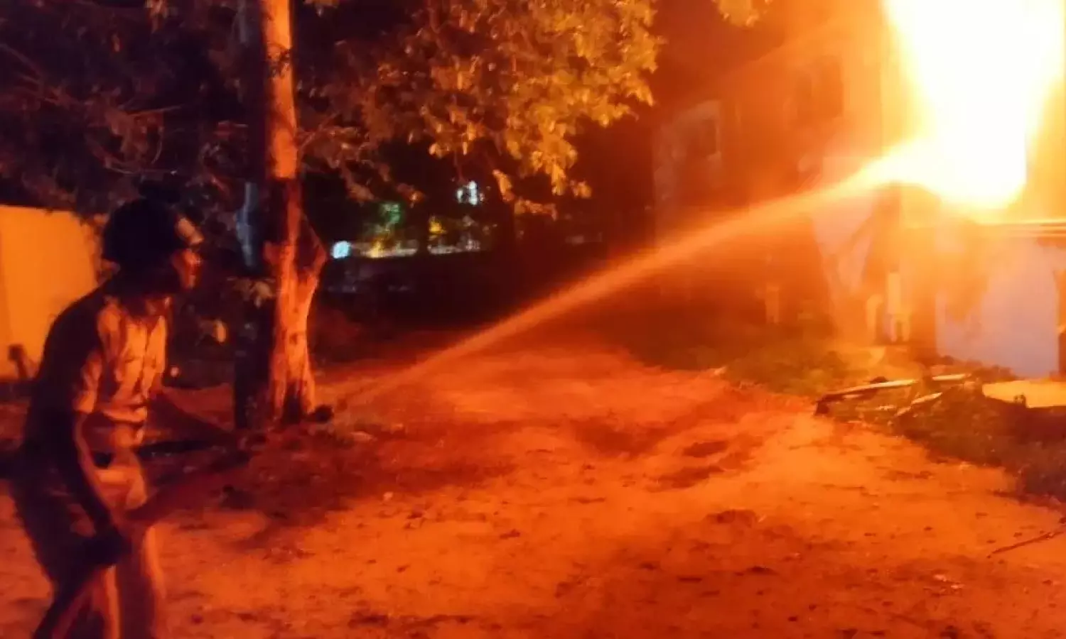 Significant Blaze Engulfs Madanapalle Sub-Collector’s Office, Critical Files Lost