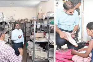 Sriharsha, the collector, conducts surprise inspections to ensure efficient administration