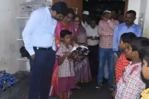Surprise Visit by DC BM Santhosh to Urban Residential School