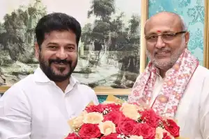 Telangana CM Revanth Reddy Meets Governor CP Radhakrishnan Before Transfer