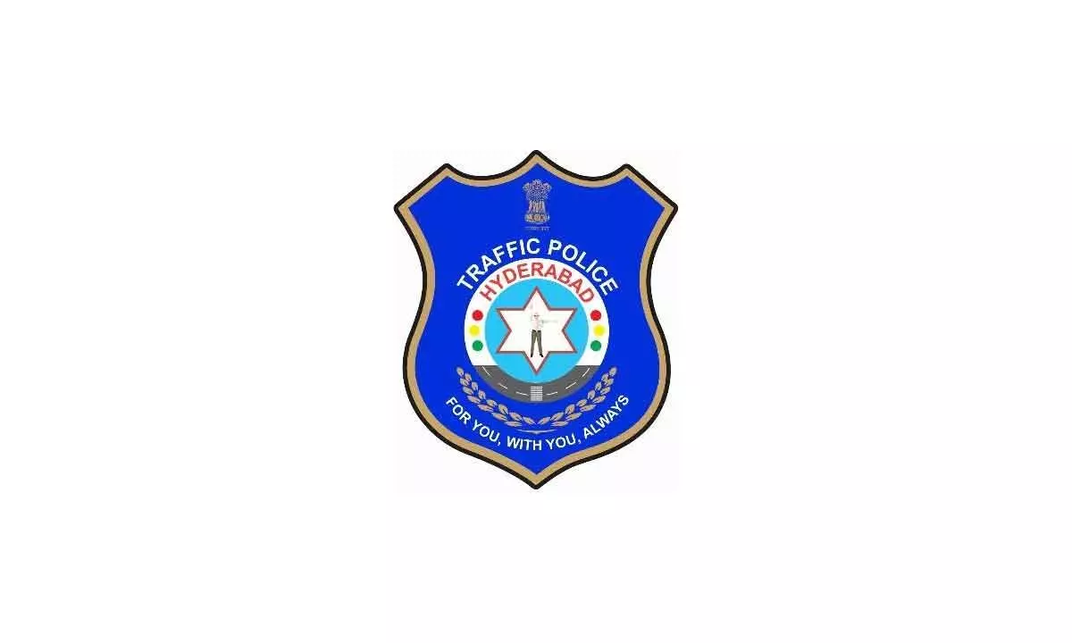 Traffic cops conduct awareness programme in government school in Hyderabad