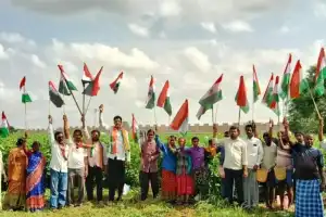 BJP Kisan Morcha Launches National Flag Distribution Initiative