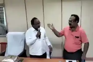 Chaos Erupts at Pithapuram Municipal Meeting as Top Officials Clash in Fistfight