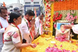 CM Revanth Reddy Honors Rajiv Gandhi on His Birth Anniversary