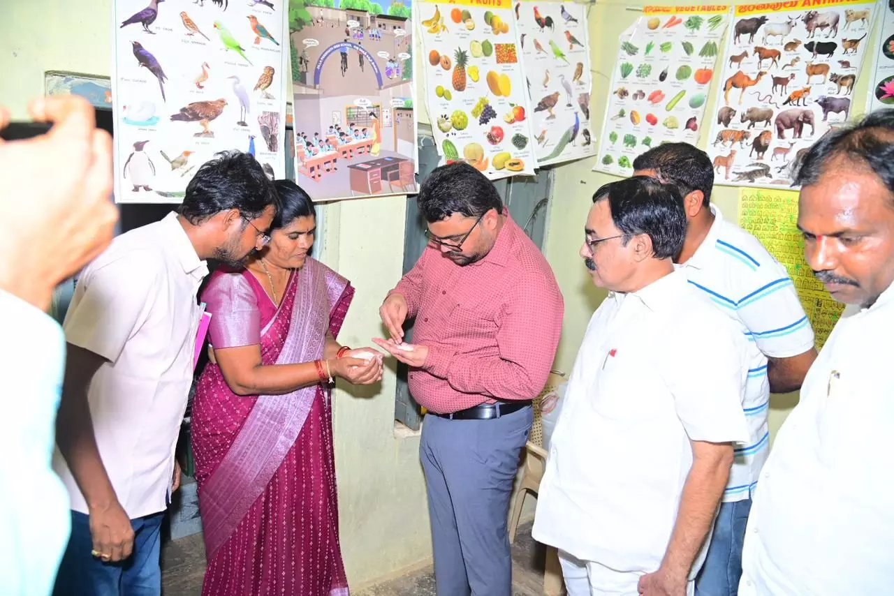 Collector Badavath Santosh Inspects Projects in the Chief Minister’s Hometown