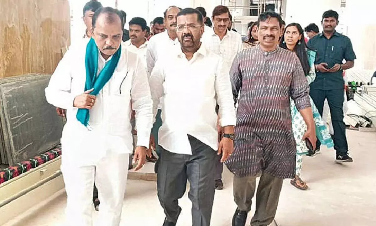 Contractor Urged to Speed Up Kaloji Kalakshetram Construction Projects