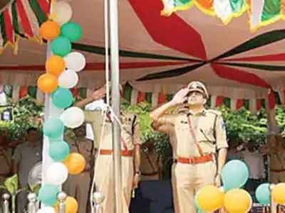 Cyberabad Police Commissionerate Commemorates Independence Day