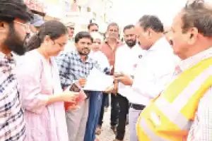 Dana Kishore Conducts Inspection of Jalpally Municipality