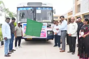 DC BM Santosh Launches Bus Service for Teachers Attending Face-to-Face Program with CM