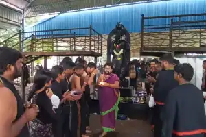 Devotees Perform Tila Oil Abhishekam Pujas for Shani Deva with Devotion