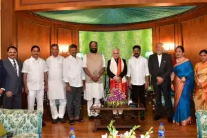 Dignitaries Gather at At Home Event