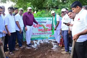 “District Collector Badavath Santosh Highlights the Vital Role of Trees at Greenery Promotion Program”