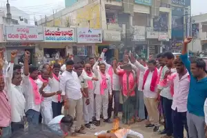 Effigy of Chief Minister Revanth Reddy Set Ablaze in Gadwal