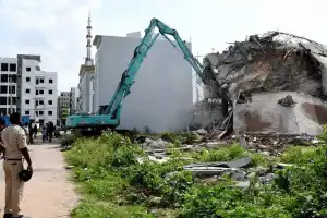 Encroachments Removed from Historic Bum Rukn-ud-Daula Lake