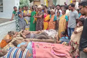 Family Tragedy in Chinnavangali: Roof Collapse in Nandyal Claims Lives