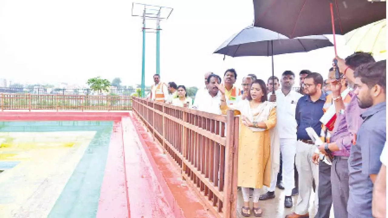 Ganesh Immersion: Mayor Conducts Inspections of Lakes and Ponds in Kukatpally