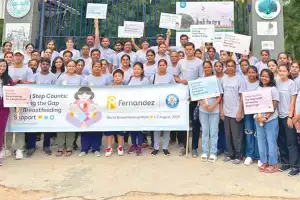 Hyderabad Hosts Walkathon at KBR Park in Honor of Breastfeeding Week