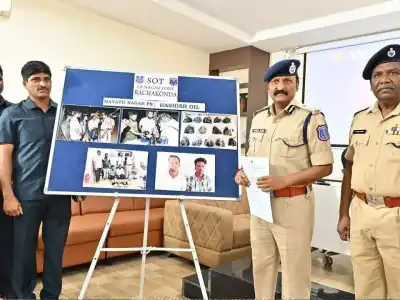 Hyderabad Police Dismantle Interstate Drug Ring, Confiscate 13.5 Kg of Hashish Oil