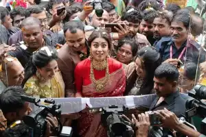 Indian Actress Shriya Saran Inaugurates Kriya Jewellers in KPHB
