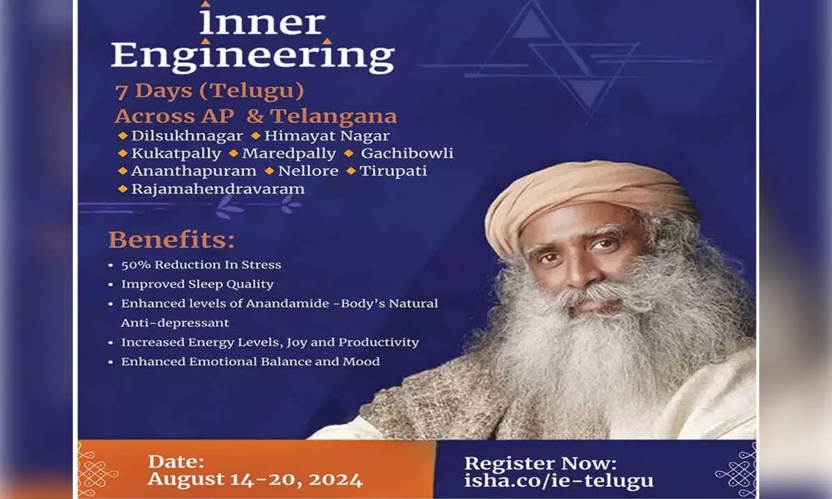 Isha Foundation to Host Week-long ‘Inner Engineering’ Yoga Session Starting August 14