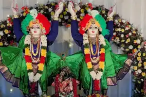 ISKCON Hosts Sri Krishna Janmashtami Celebration at HMT Swarnapuri Colony, Hyderabad