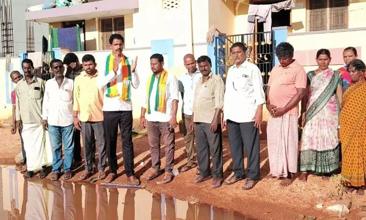 Jogulamba Gadwal District President S. Ramachandra Reddy Highlights Issues in Bharat Nagar, Aija Municipality