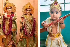 Joyful Janmashtami Celebrations Draw Devotees to Beautifully Decorated Temples