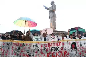 Junior Doctors Persist in Protest Despite Heavy Rains