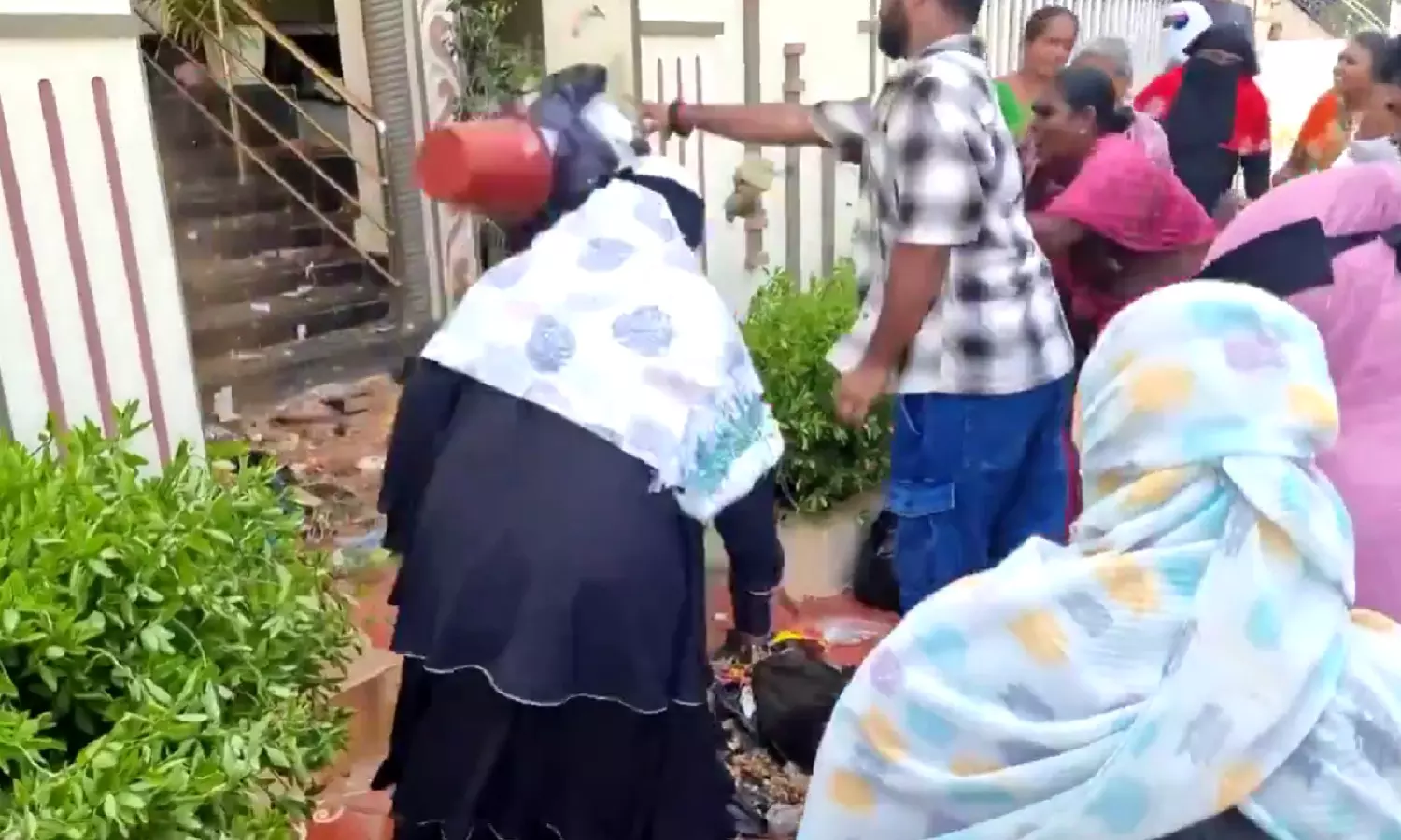 Kadapa Residents Protest by Dumping Garbage Outside Mayor’s House