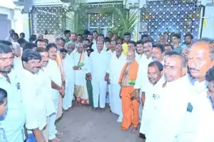 Legislator Visits Sri Swayambhu Lakshmi Venkateswara Swamy Temple