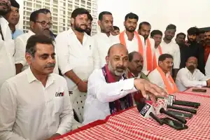 Major Land Fraud Looms Behind Fourth City Proposal: Minister of State (Home) Bandi Sanjay