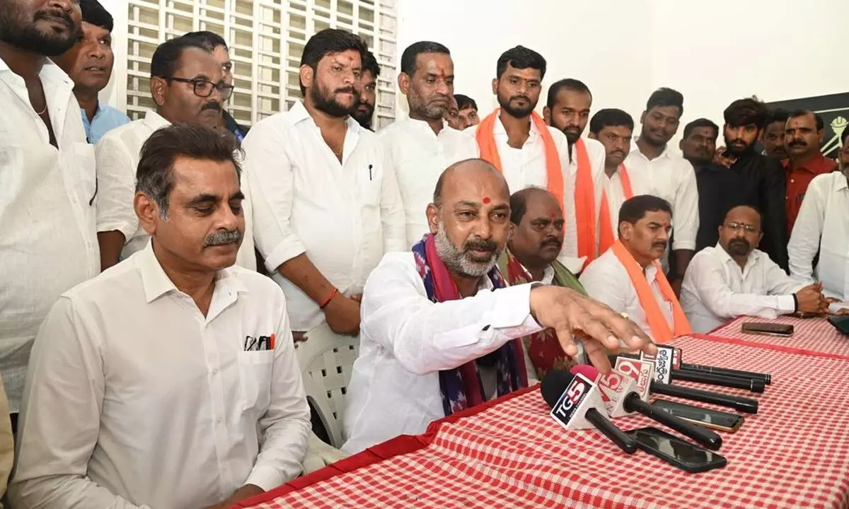 Major Land Fraud Looms Behind Fourth City Proposal: Minister of State (Home) Bandi Sanjay