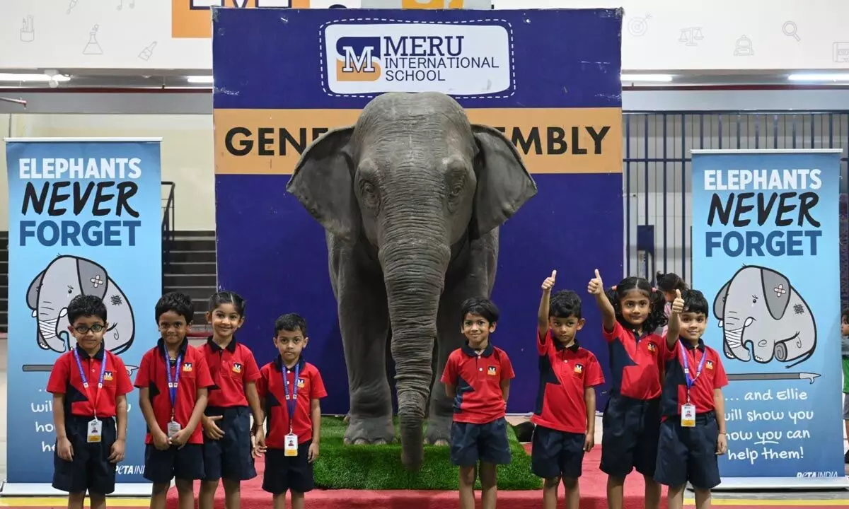 Meru International School Hosts Asia’s First ‘Ellie’ Workshop by PETA India to Inspire Compassion in Students