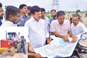 Minister Ponguleti States Enkoor Link Canal Works Advancing Rapidly