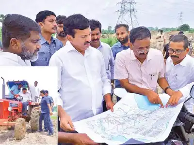 Minister Ponguleti States Enkoor Link Canal Works Advancing Rapidly