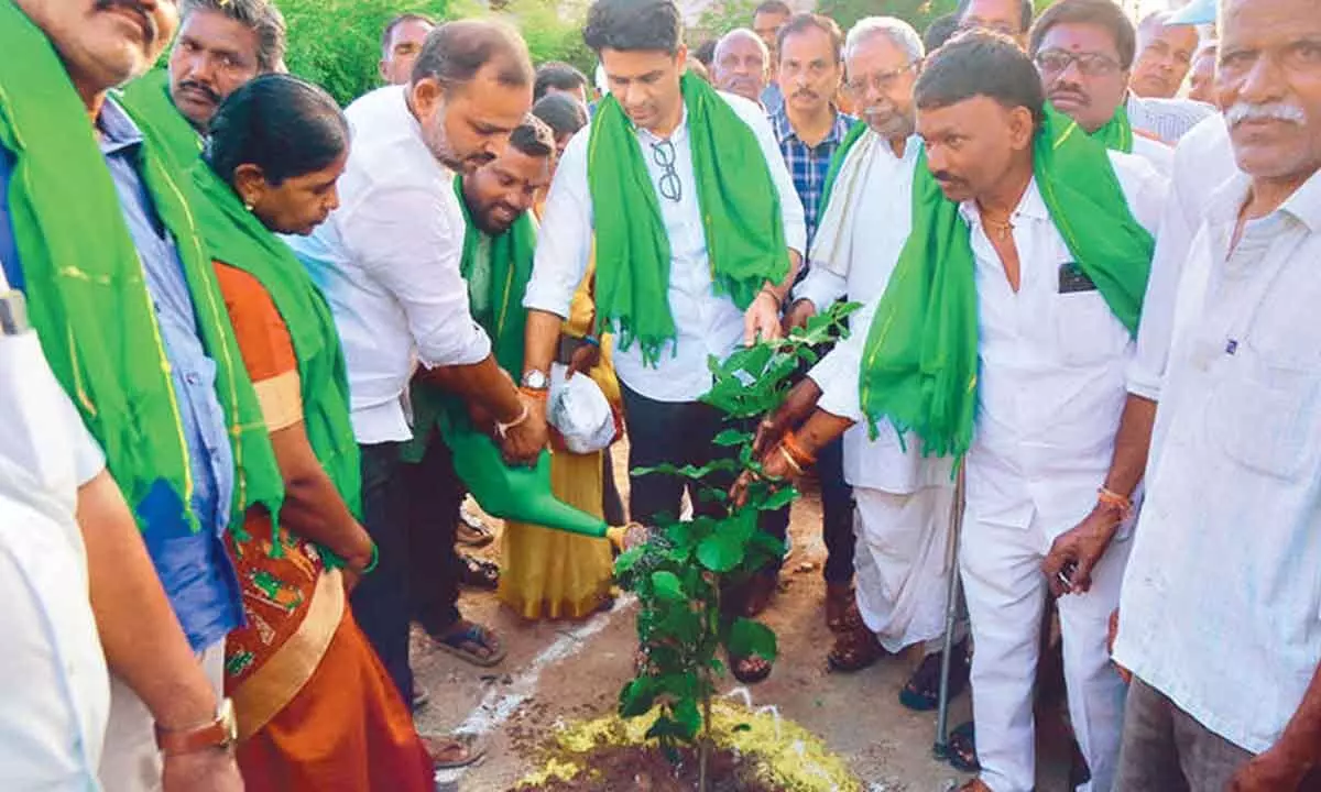 MLA Rajesh Reddy Urges Public to Participate in Tree Planting