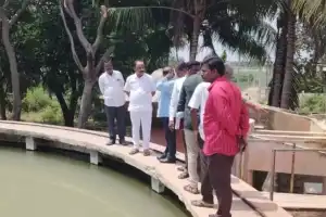 Municipal Chairman Reviews Jamulamma Filter Bed to Guarantee Safe Drinking Water